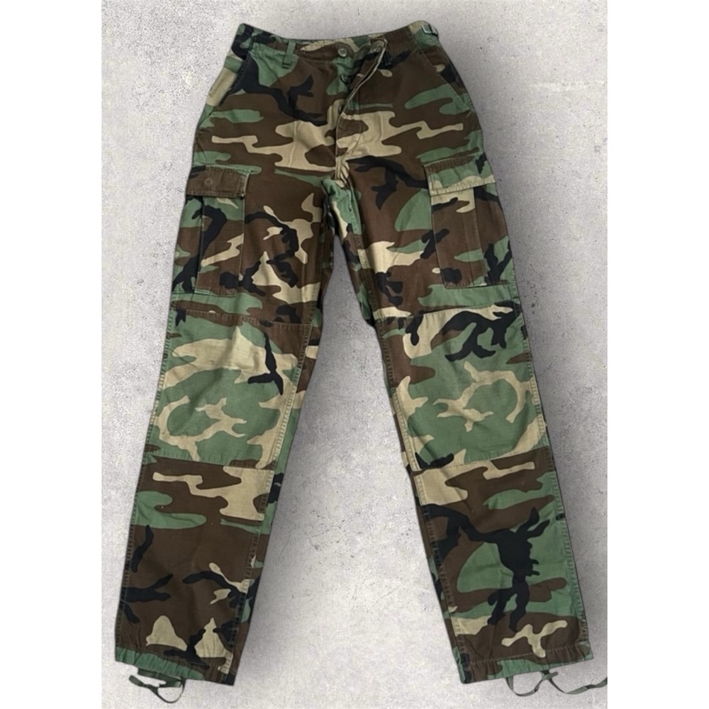 Propper Camouflage Army Cargo Pants Woodland Camo Men’s Small Long
